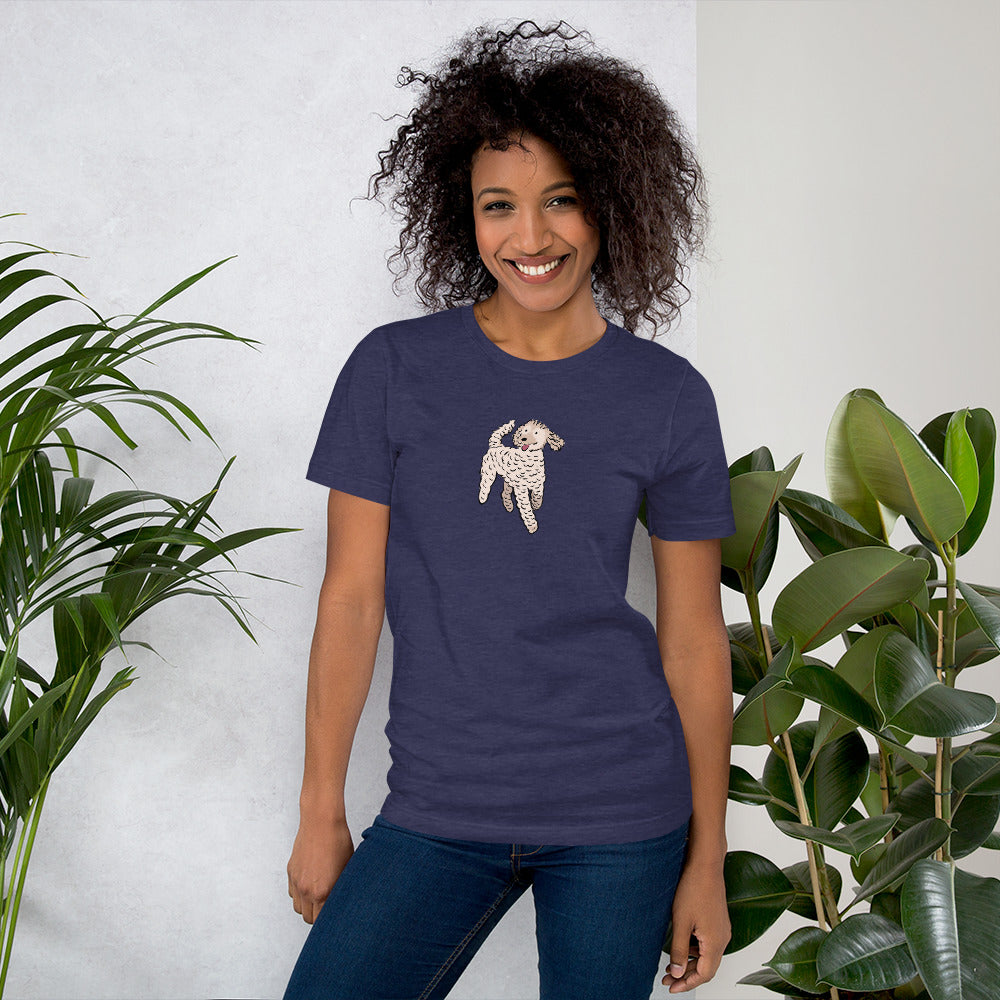 Bella + Canvas Unisex T-shirt with Blonde oodle design
